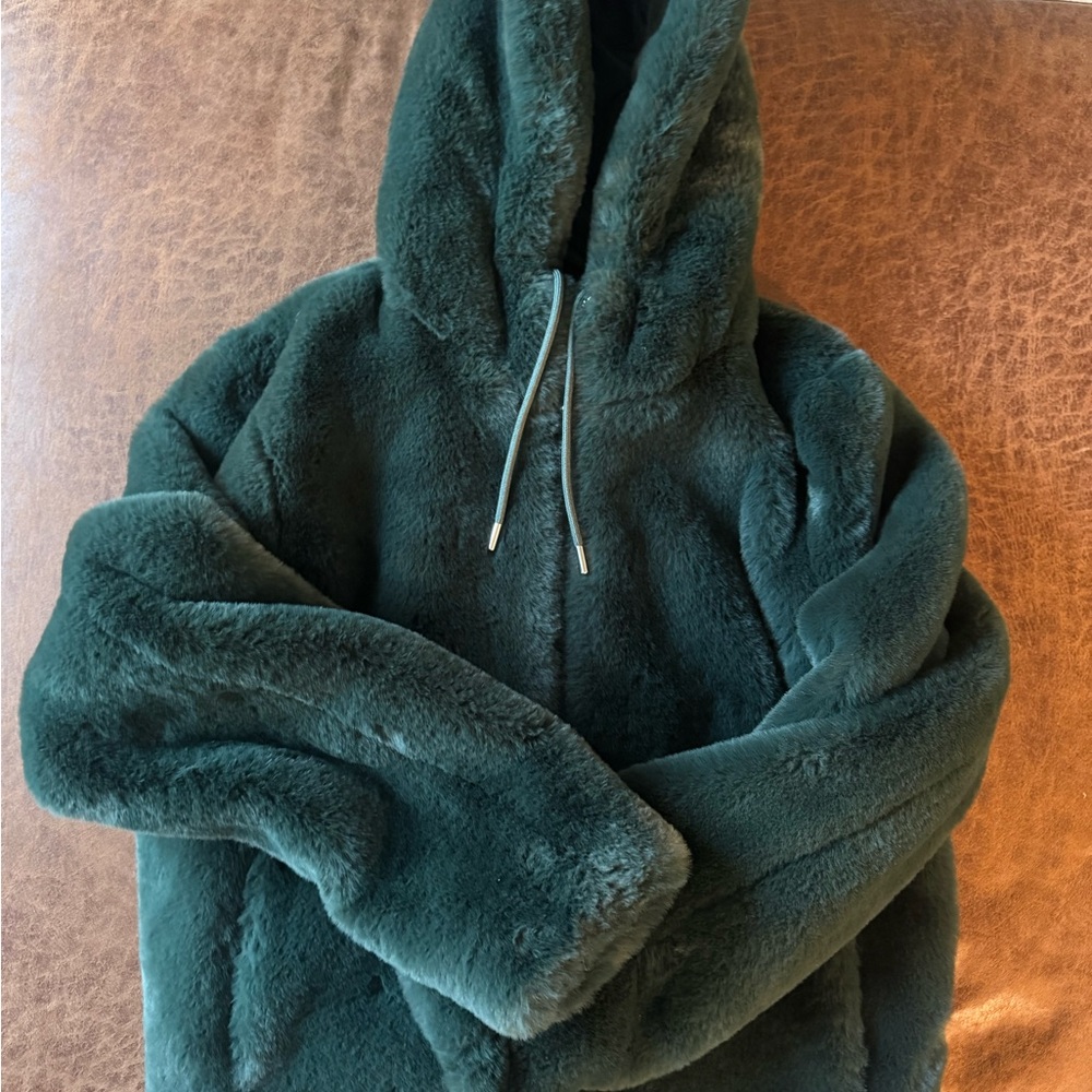 Rachel Zoe Green Teddy Jacket